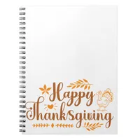 Happy Thanksgiving Notebook