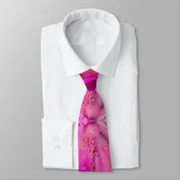 Fuchsia fantasy  neck tie