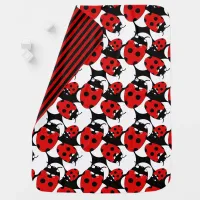 Ladybirds and Dots Cute Cartoon Baby Blanket