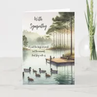 With Sympathy Greeting Card