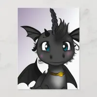 Baby Dragon Unicorn Postcard