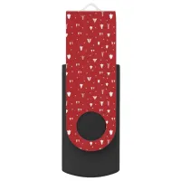 Christmas Trees and Snowflakes Flash Drive