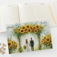 Sunflower Country Wedding Guest Book