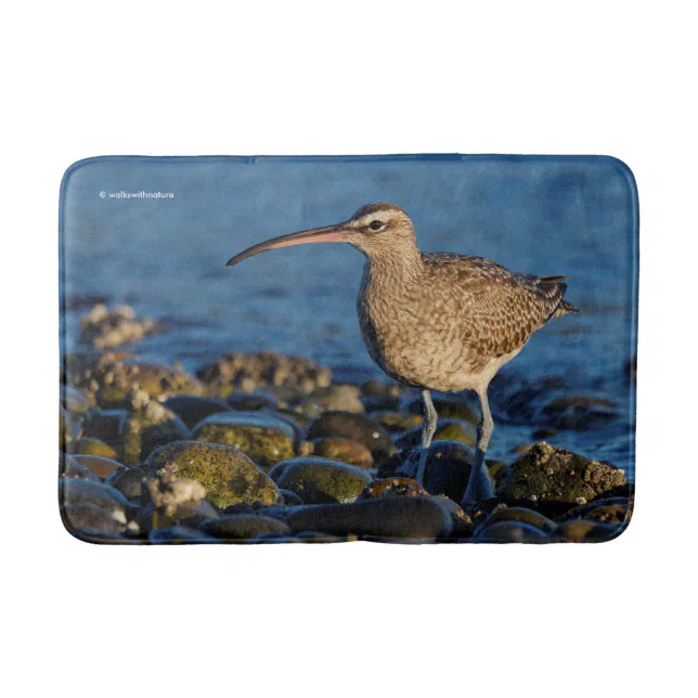 Profile of a Whimbrel Bath Mat