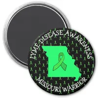 Missouri Lyme Disease Ribbons Awareness Magnet