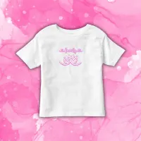 Simple Heart Family in Pink | Toddler T-shirt