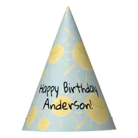 Happy Sun Personalized Birthday Party Hat