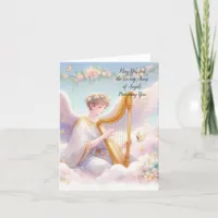 Angel Protection Sympathy Grief Cancer Illness Thank You Card