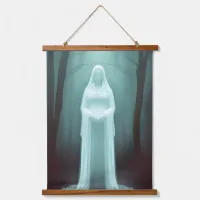 Ethereal Enigma: Mysterious Ghostcore Spirit Hanging Tapestry