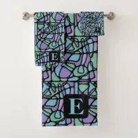 Neuroart Stained Glass Bath Towel Set