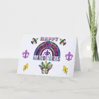 Mardi Gras Greeting Card