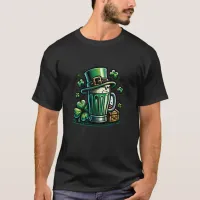 Green Beer and Leprechaun Hat T-Shirt