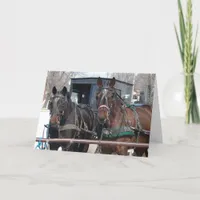 Horse Parking Lot Card