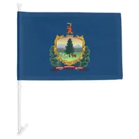 State of Vermont Car Flag