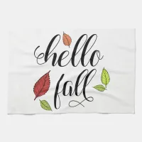 Hello Fall Towel