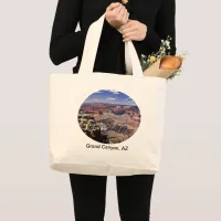 Grand Canyon, Arizona Rock Formation Cutout Large  Large Tote Bag