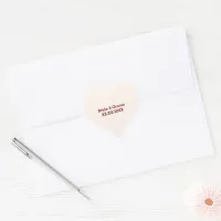 Personalized Bride & Groom Wedding Stickers