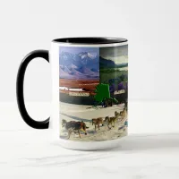 Fairbanks, Alaska Collage Mug