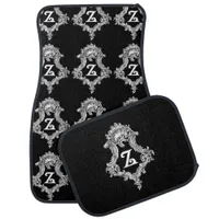 Z Monogram Initial Set of Car Mats