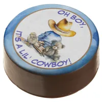 Little Cowboy Themed Baby Shower Chocolate Covered Oreo