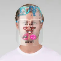 Hilarious Funky Playful Lips Face Shield