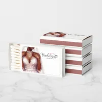 Modern Elegant Bachelorette Bridal Shower  Matchboxes