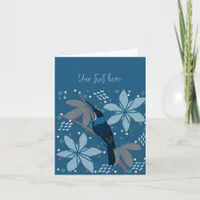 Custom Blank Bird Personalized Note Card