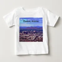 Phoenix Arizona Skyline in Daytime Baby T-Shirt