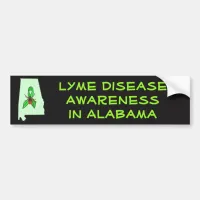 Lyme Disease in Alabama Bumper Sticker