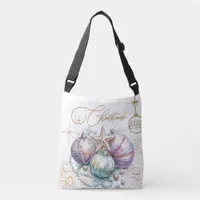 Christmas Soft Pastels Ornament Tote Bag