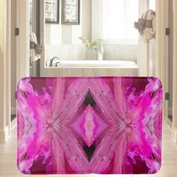 Fuchsia fantasy bath mat