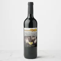 Personalize this Gold Anniversary  Bottle Label