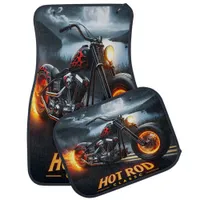 Hot Rod Elegance at Night Car Floor Mat