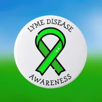 Lyme Disease Awareness Ribbon Button