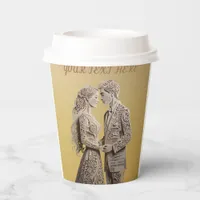 Bride & Groom Wedding Gifts Paper Cups