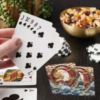 Fire breathing dragon artificial intelligence poker cards