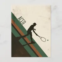 Tennis Player Postcard