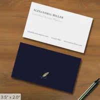 Simple Elegant Luxury Quill Business Card