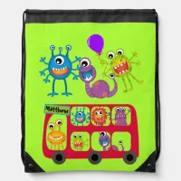 Monster Funny Fun for Kids Drawstring Bag