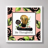 Be Thoughtful Child's Boho Framed Art