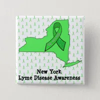 New york Lyme Disease Awareness button