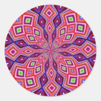 DNA Twist Classic Round Sticker