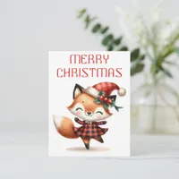 Dancing Fox Pup - Christmas Card