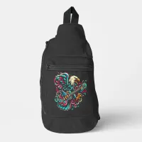 Melodic Eagle Soars With Swirling Guitar Sling Bag