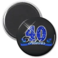 Fabulous Forty Sparkle ID191 Magnet