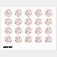 Cherry Blossom Classic Round Sticker