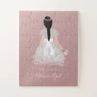 Niece Flower Girl Junior Bridesmaid Sweet Proposal Jigsaw Puzzle