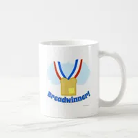 Breadwinner Medal Funny Work Life Cartoon Coffee Mug