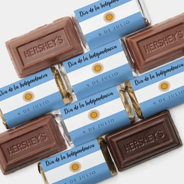 Argentina Independence Day Flag Hershey's Miniatures