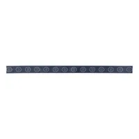 Luxurious Navy Blue Custom Logo Business Identity Satin Ribbon